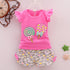 Girls Cartoon Two-Piece Korean Children's Clothing Cotton Girls Issued On Behalf Of - O Retalho