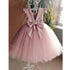 vestido longo de princesa com laço para aniversário - O Retalho