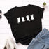 Blusa de Algodão com Mangas Curtas e Gola Redonda, de Caimento Solto. - O Retalho