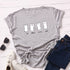 Blusa de Algodão com Mangas Curtas e Gola Redonda, de Caimento Solto. - O Retalho