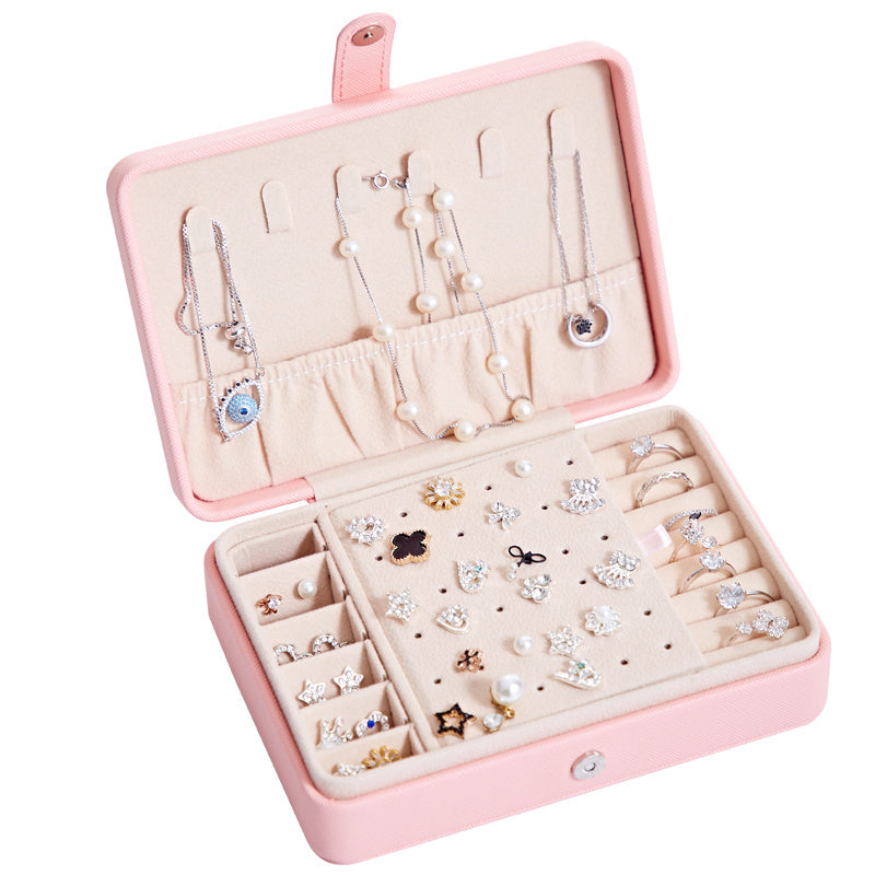 Caixa de Armazenamento de Joias Multifuncional para Brincos e Anéis 💍✨