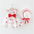 Vestido de verão para meninas com estampa de flores - O Retalho