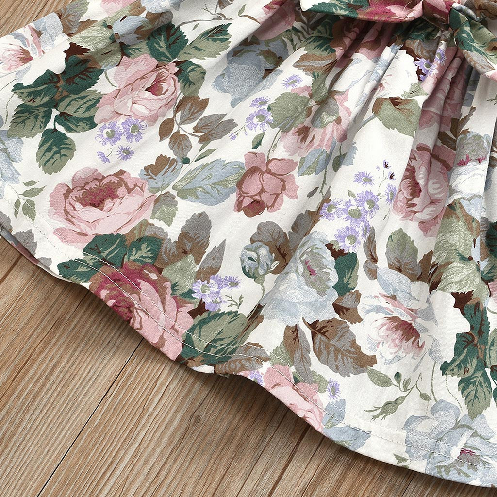 vestido de algodão elegante para meninas no inverno - O Retalho