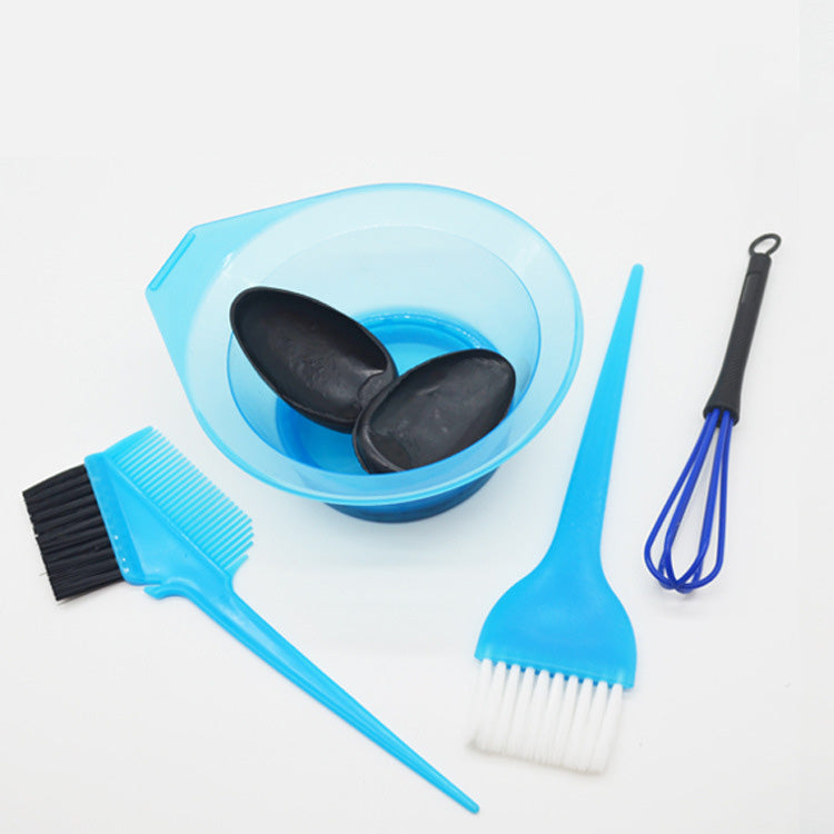 Conjunto de Tigelas e Pincéis para Tingimento de Cabelo com Toucas para Orelhas - Ferramentas de Beleza para Coloração de Cabelo - O Retalho