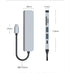 Adaptador multifuncional 6, 4k Hd Usb em 1 - O Retalho