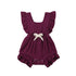 Vestido de bebê com laço e manga - O Retalho