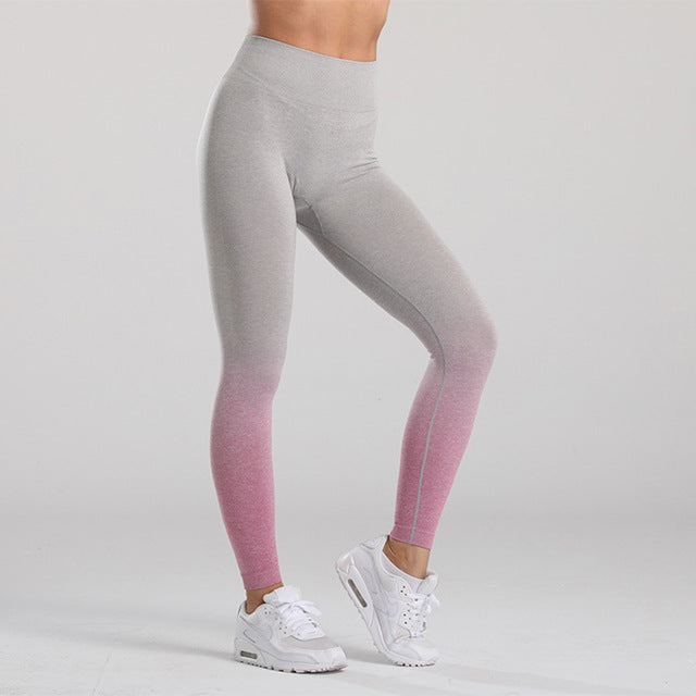 Conjunto de Calças e Blusa de Yoga Sem Costuras para Mulheres - Conforto e Estilo em Harmonia - O Retalho