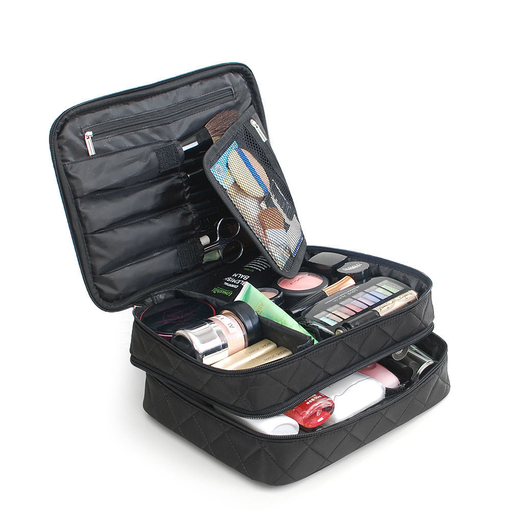 Bolsa cosmética de dois compartimentos - O Retalho