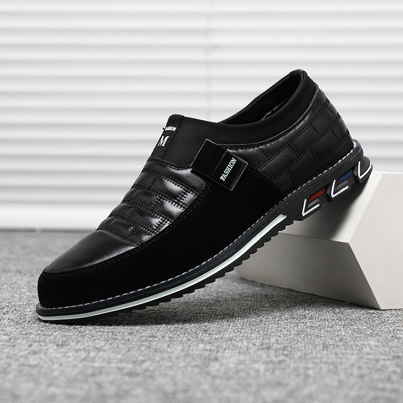 Sapatos casuais de couro para homens - O Retalho