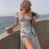 Vestido feminino com estampa floral - O Retalho
