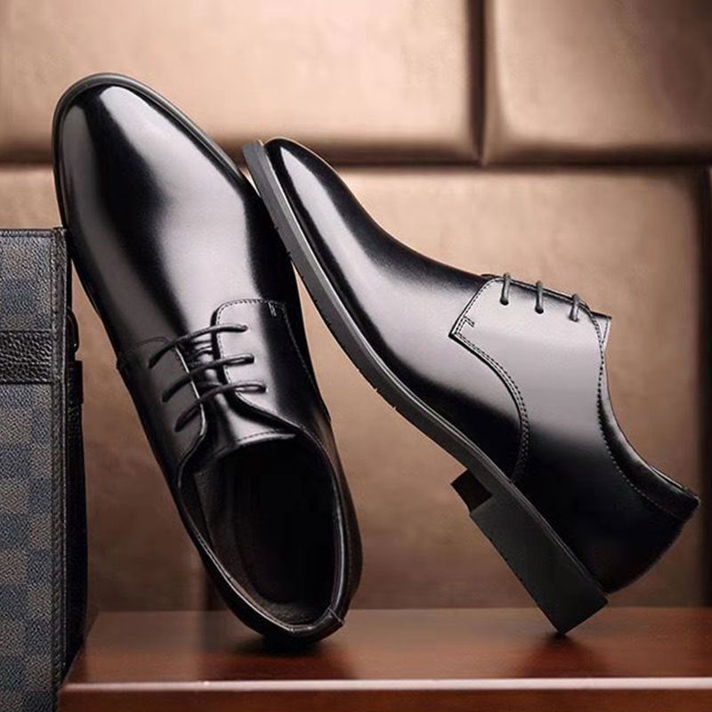 sapatos de couro masculinos casuais de alta qualidade - O Retalho