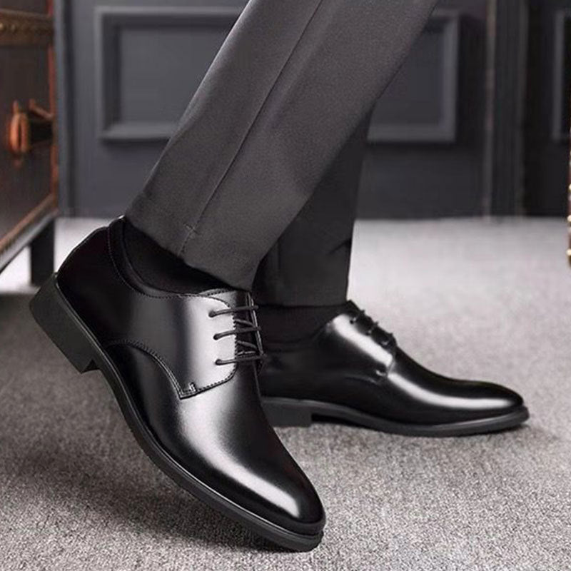 sapatos de couro masculinos casuais de alta qualidade - O Retalho