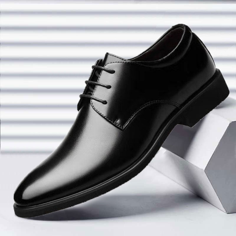 sapatos de couro masculinos casuais de alta qualidade - O Retalho