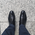 Sapatos masculinos de couro britânico com cadarços formais e cano baixo - O Retalho