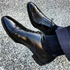 Sapatos masculinos de couro britânico com cadarços formais e cano baixo - O Retalho