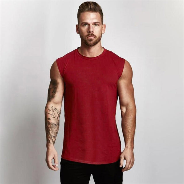 Regata de Algodão para Academia - Esportiva Masculina - O Retalho