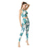 Roupa de Yoga para Mulheres: Conjunto Europeu e Americano com Estampa Leggings e Sutiã Fitness - O Retalho