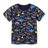 Camiseta infantil de algodão dos desenhos animados - O Retalho