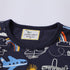 Camiseta infantil de algodão dos desenhos animados - O Retalho