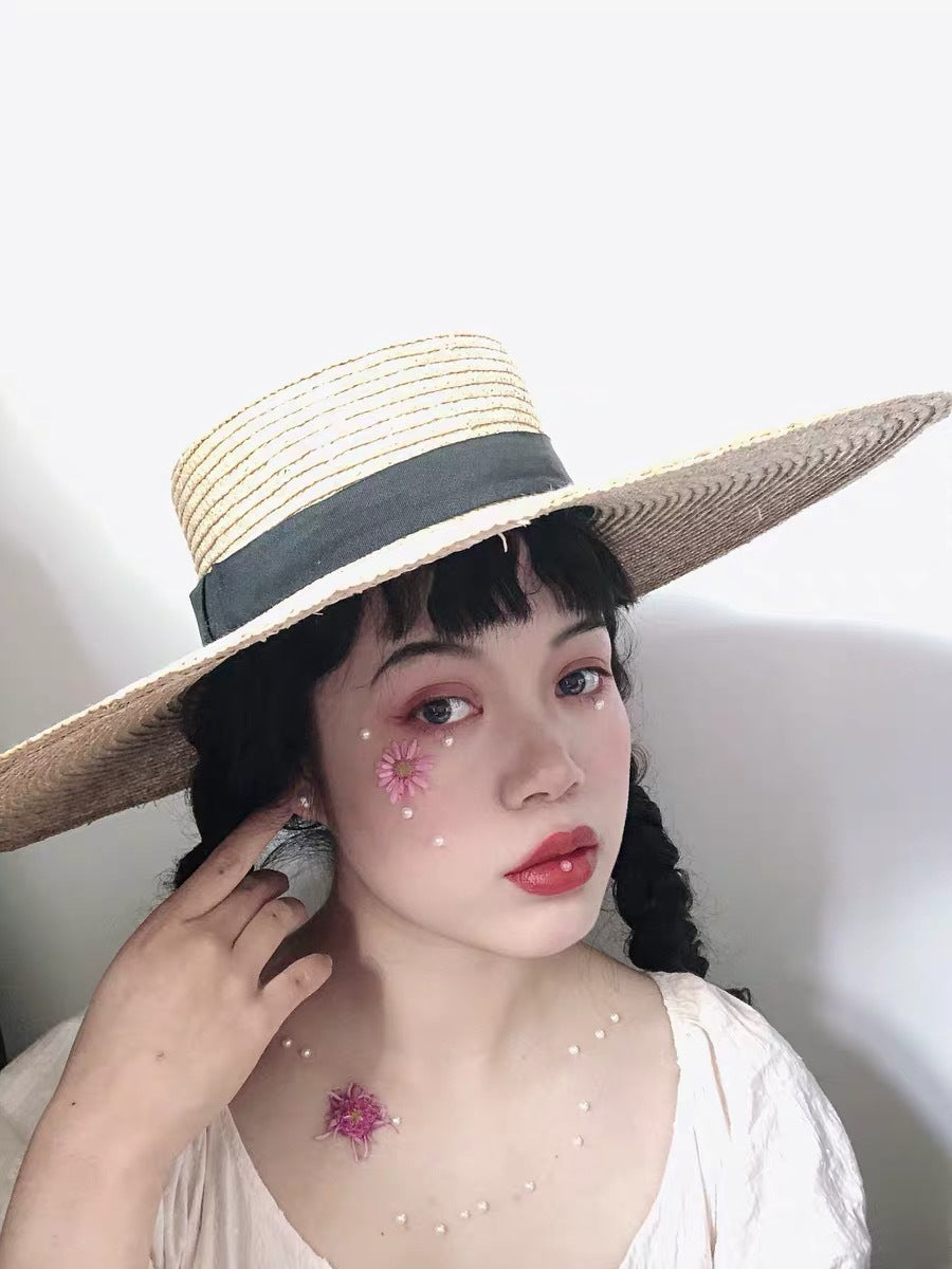 Adesivo de maquiagem em patch para decoração dos olhos e rosto com pérolas - O Retalho