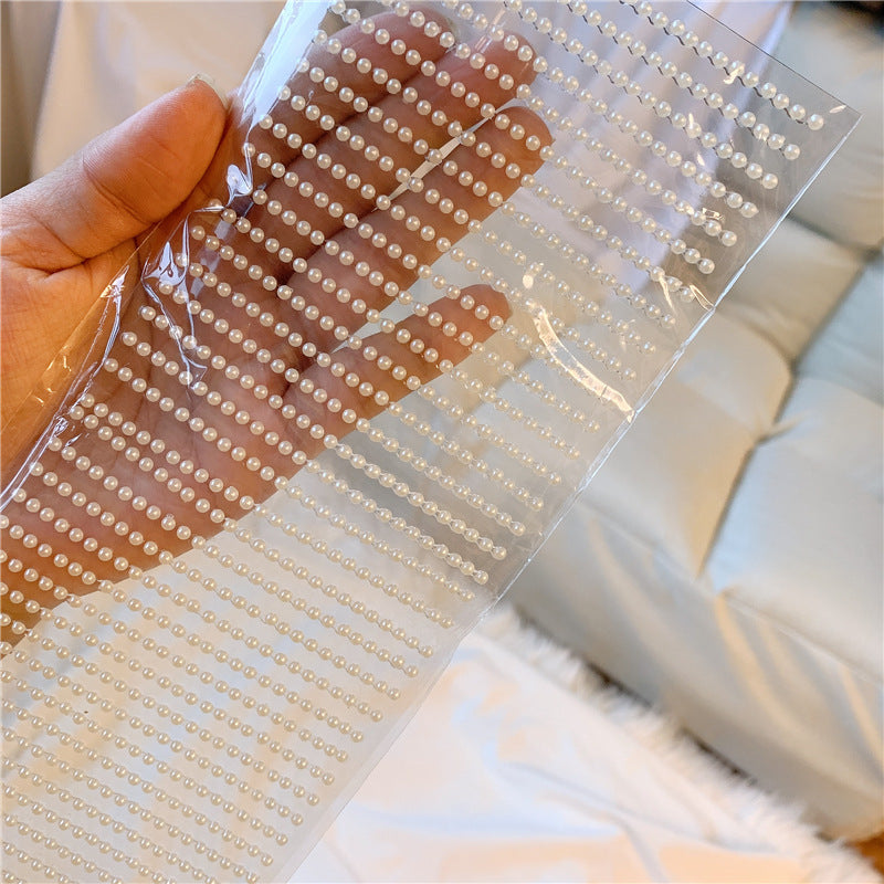 Adesivo de maquiagem em patch para decoração dos olhos e rosto com pérolas - O Retalho