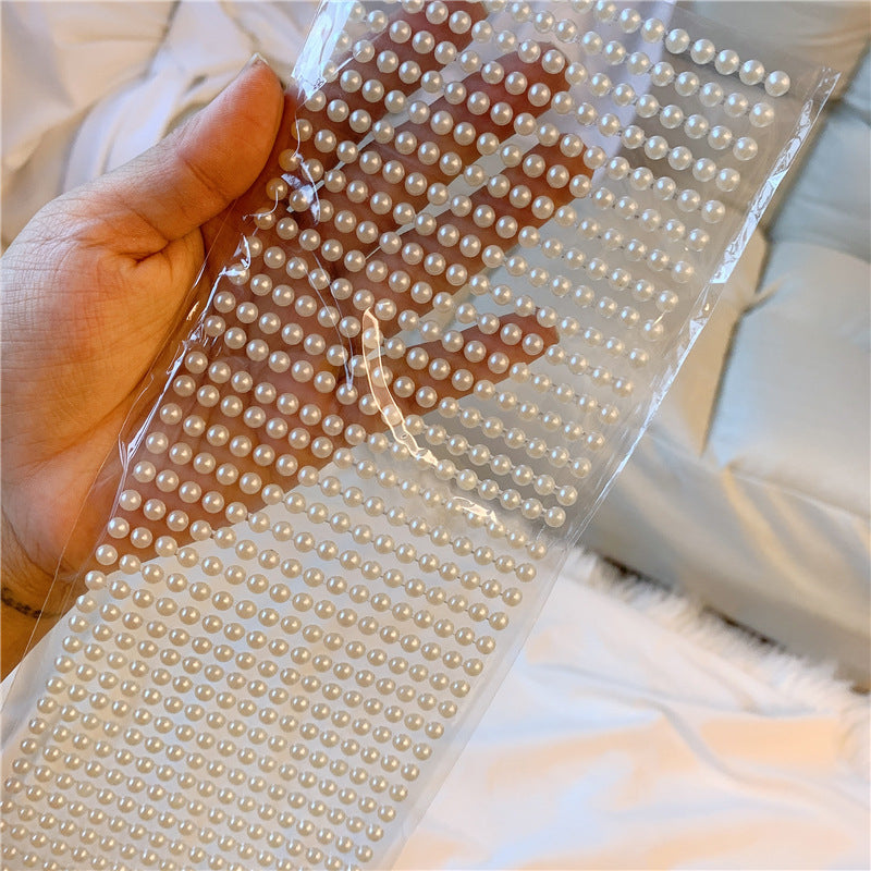 Adesivo de maquiagem em patch para decoração dos olhos e rosto com pérolas - O Retalho