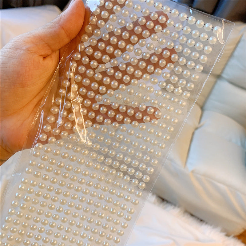 Adesivo de maquiagem em patch para decoração dos olhos e rosto com pérolas - O Retalho
