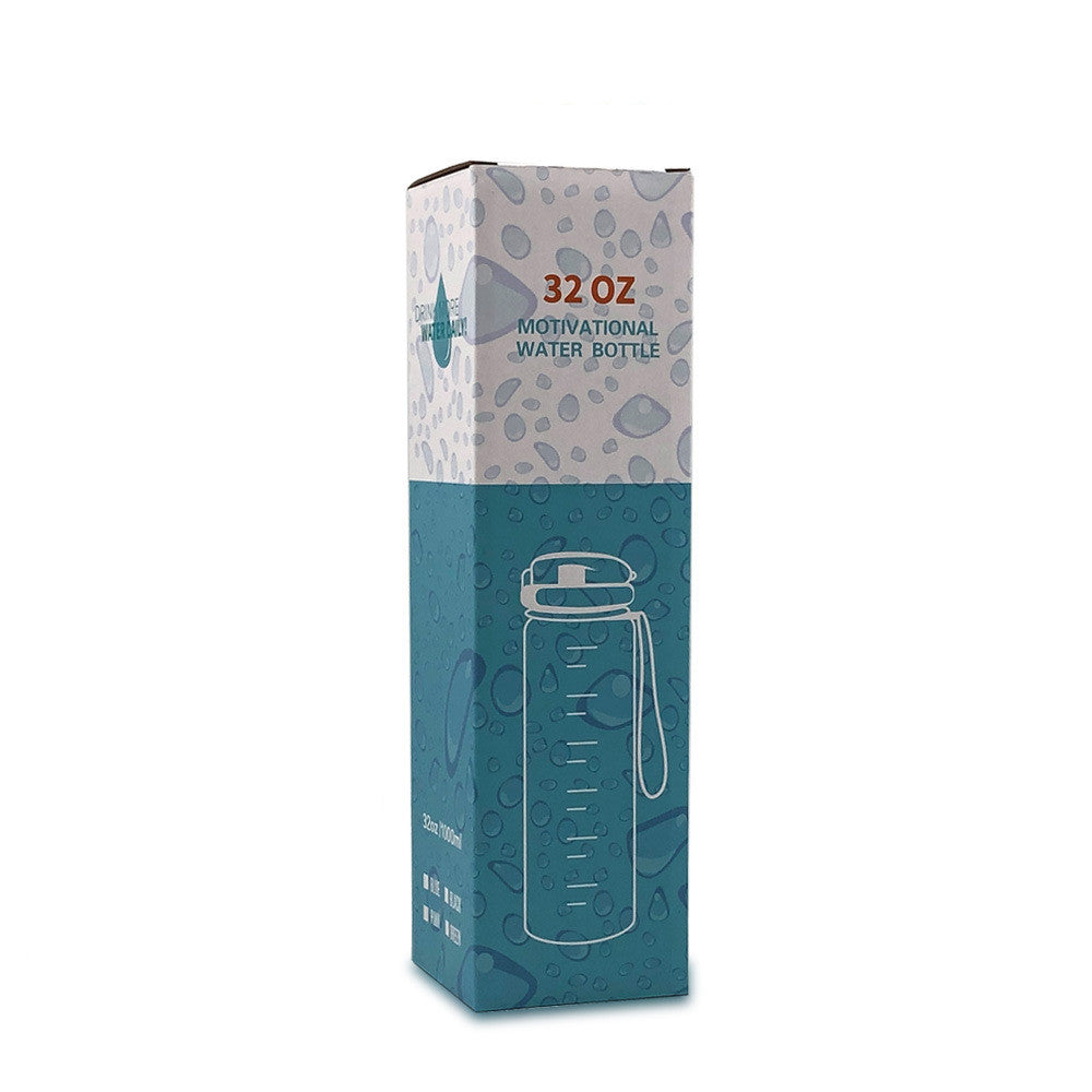 Garrafa de Água Tritan de 1L com Marcador de Tempo