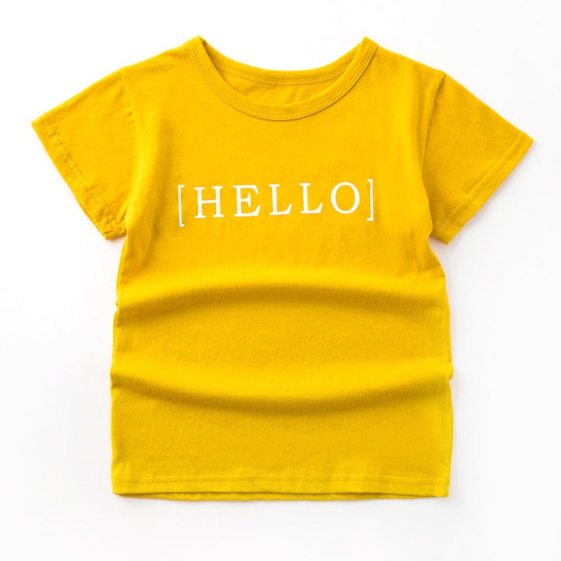 🌴Camiseta de manga curta para meninos - O Retalho