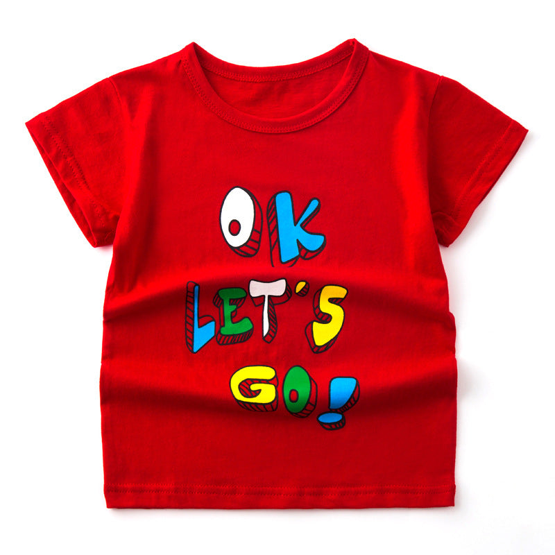 🌴Camiseta de manga curta para meninos - O Retalho