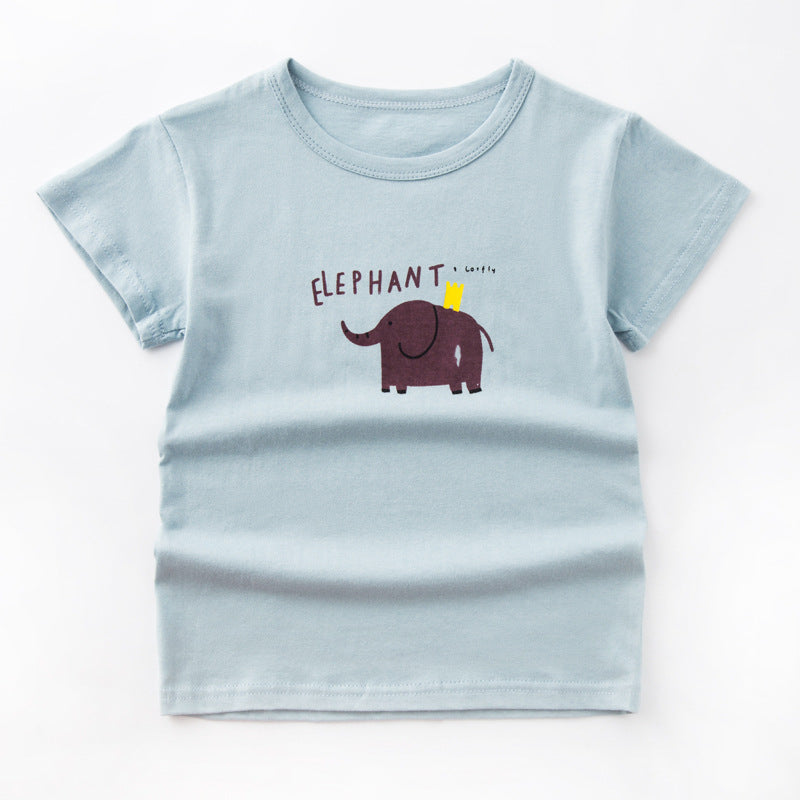 🌴Camiseta de manga curta para meninos - O Retalho