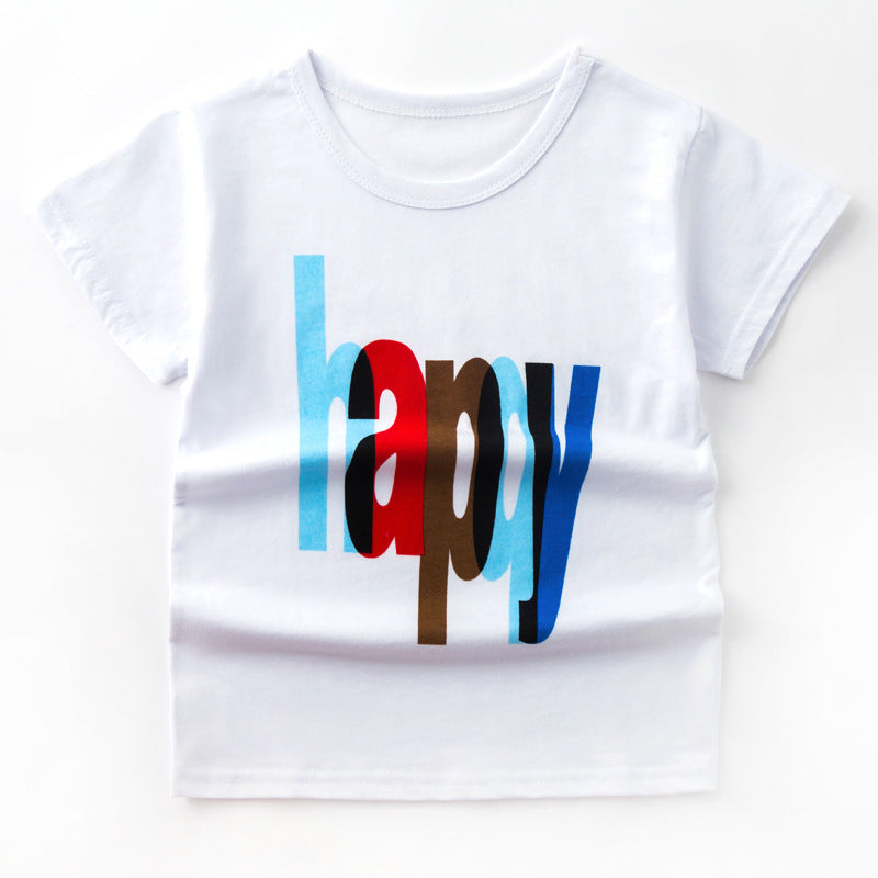 🌴Camiseta de manga curta para meninos - O Retalho