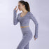 Conjunto de Roupas de Yoga Sem Costuras - com Estilo Camuflado para Mulheres - O Retalho