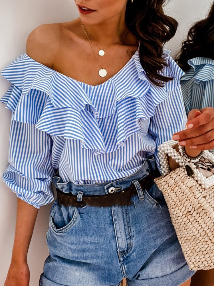 Blusa casual com listras - O Retalho