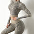 Conjunto de Roupas de Yoga - Super Elástico e Sem Costuras - O Retalho