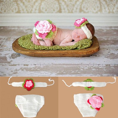 Newborn Baby Children Photography Clothes Baby 100 Days Full Moon Photo Clothing - O Retalho