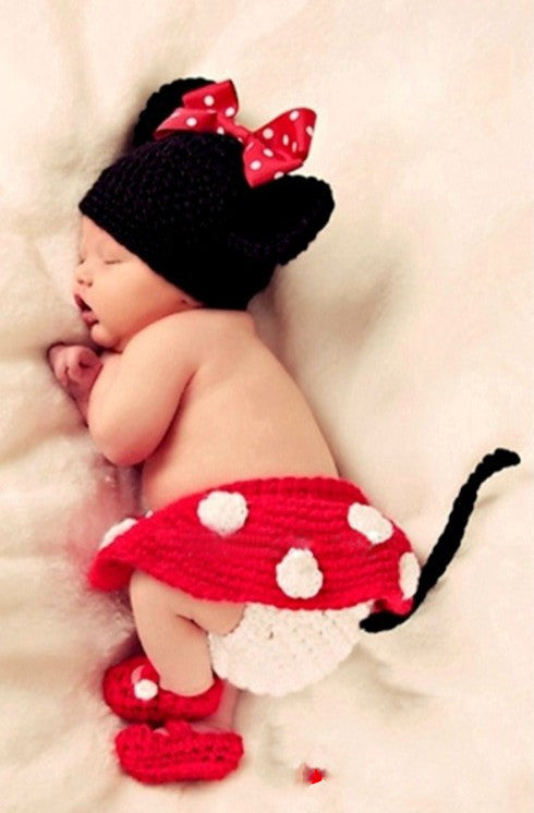 Newborn Baby Children Photography Clothes Baby 100 Days Full Moon Photo Clothing - O Retalho