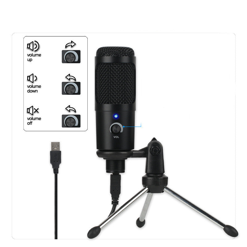 Microfone Condensador para jogos ou podcasts