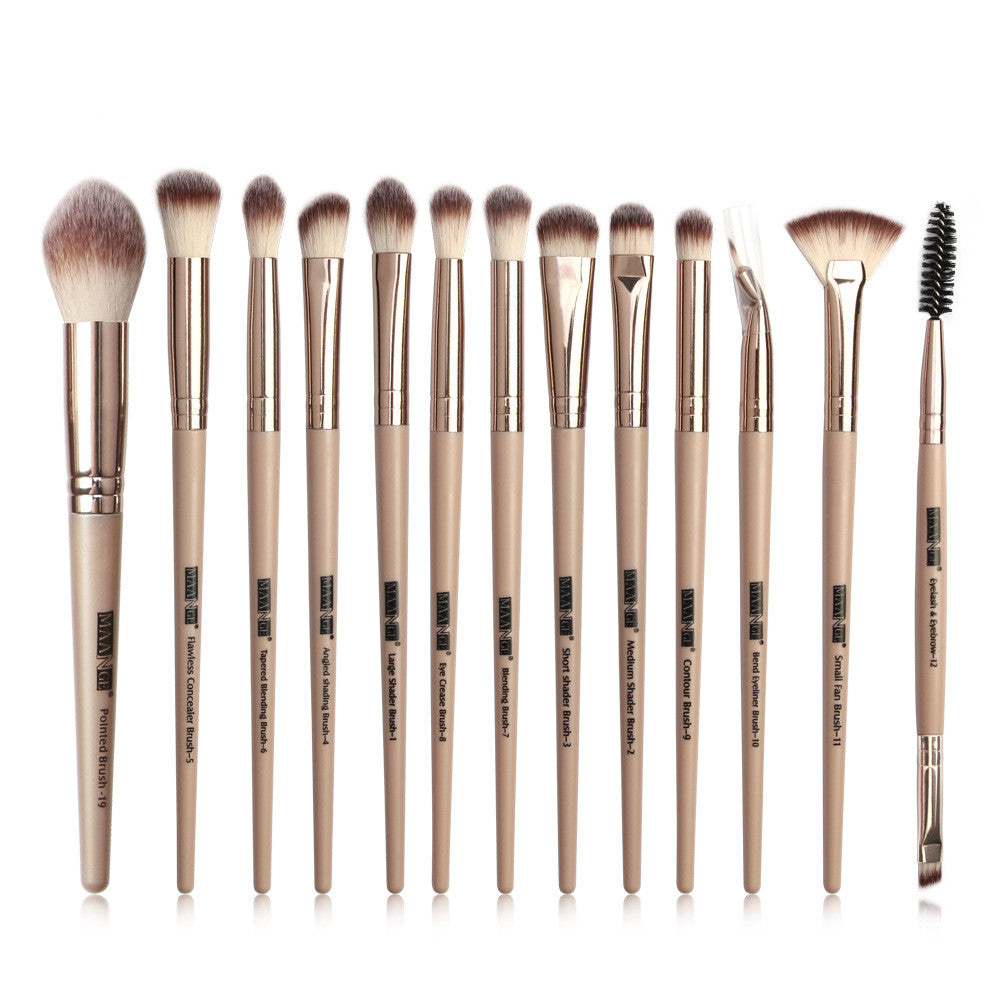 Conjunto de 13 Pincéis de Maquiagem para Olhos - O Retalho