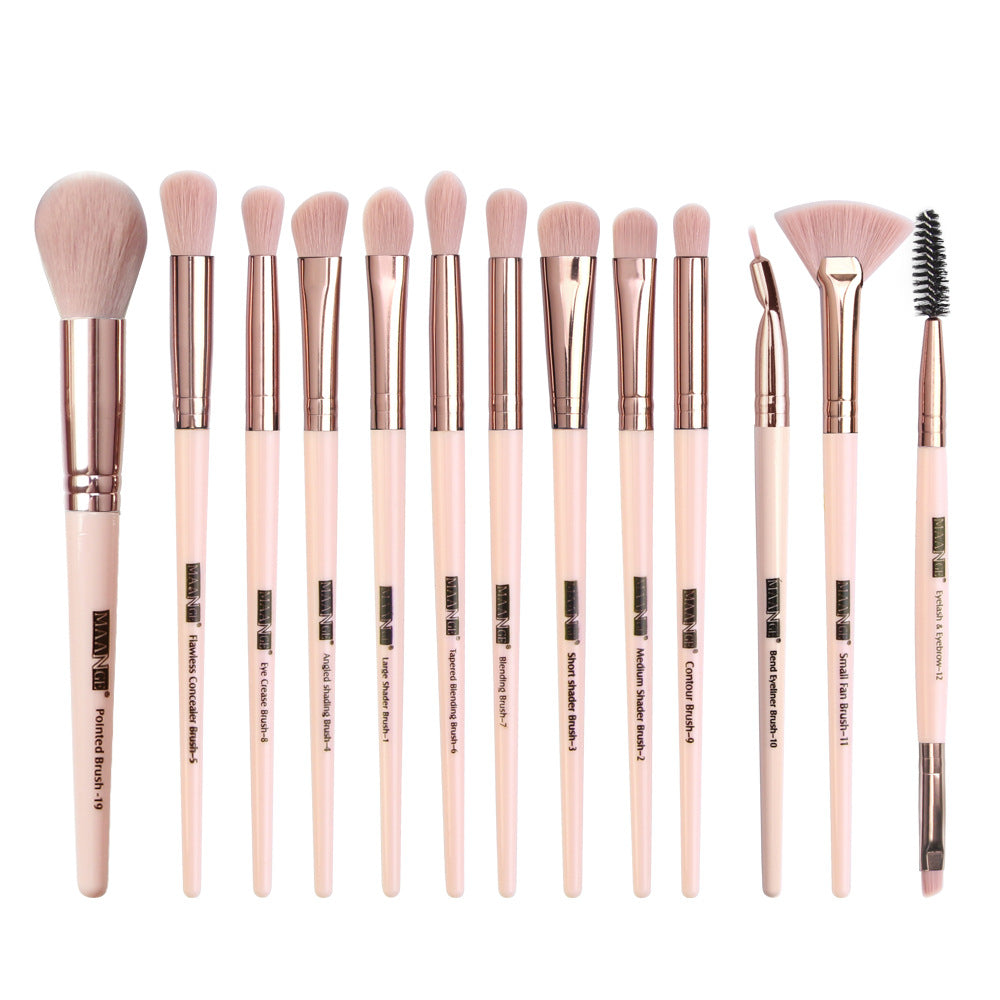 Conjunto de 13 Pincéis de Maquiagem para Olhos - O Retalho