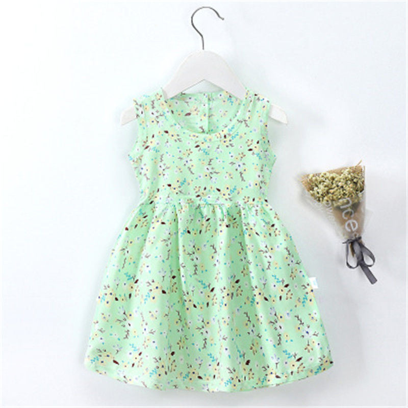 Vestido bonito de verão para meninas, - O Retalho