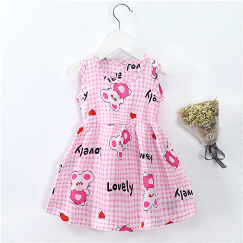 Vestido bonito de verão para meninas, - O Retalho