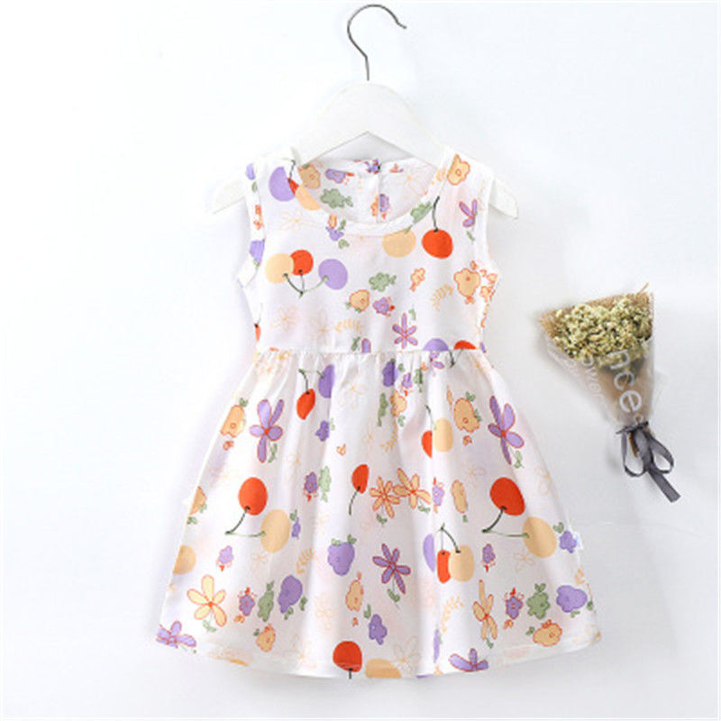 Vestido bonito de verão para meninas, - O Retalho