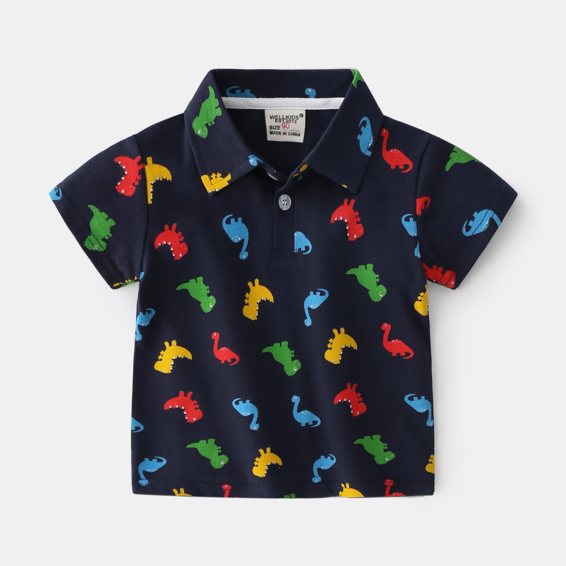 ☀️Camiseta para meninos com Desenhos de Dinossauro - O Retalho