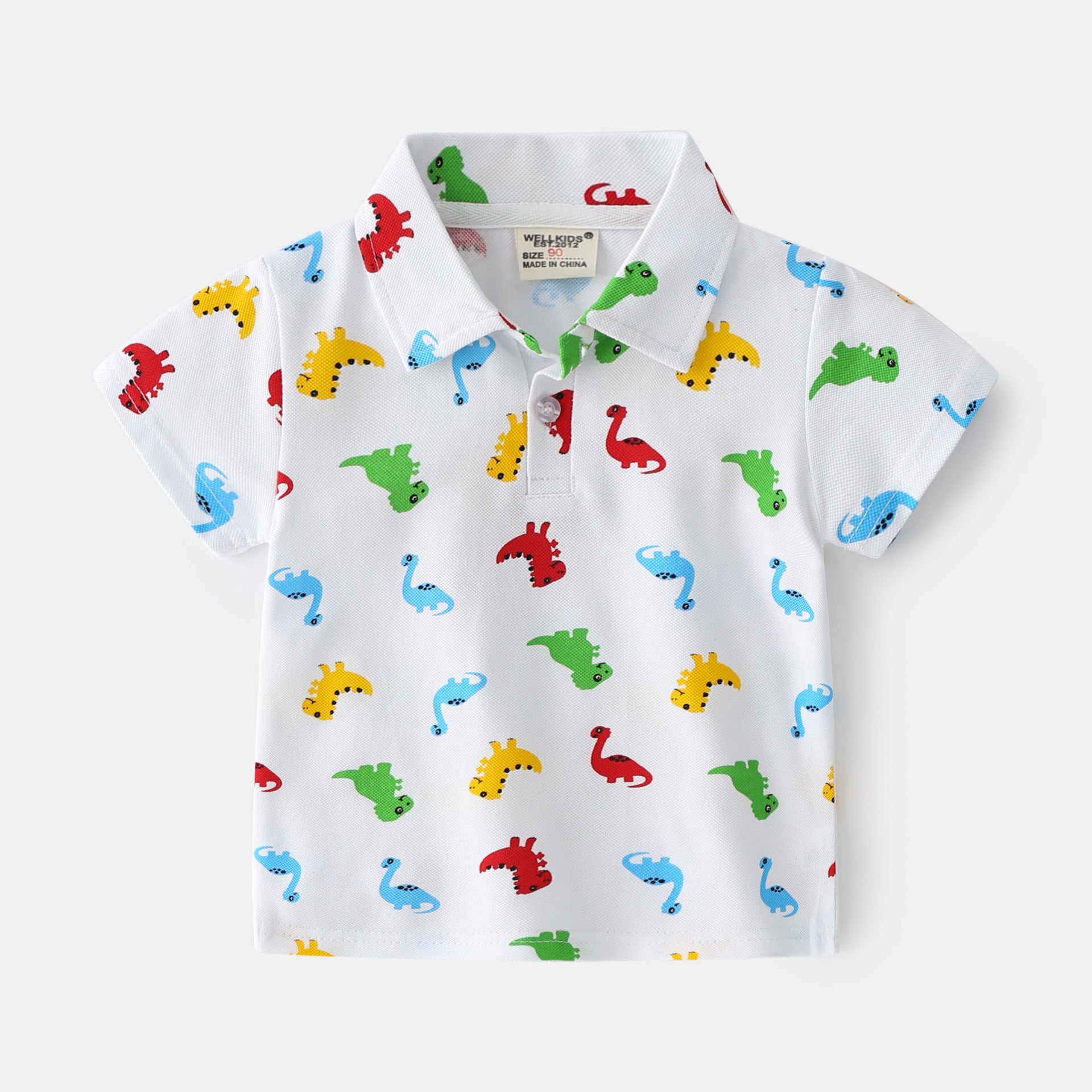 ☀️Camiseta para meninos com Desenhos de Dinossauro - O Retalho