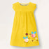 vestido casual de Algodão para meninas - O Retalho