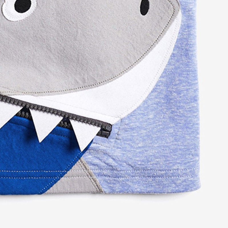 Camiseta infantil de desenho animado de manga curta de algodão tricotado para meninos - O Retalho