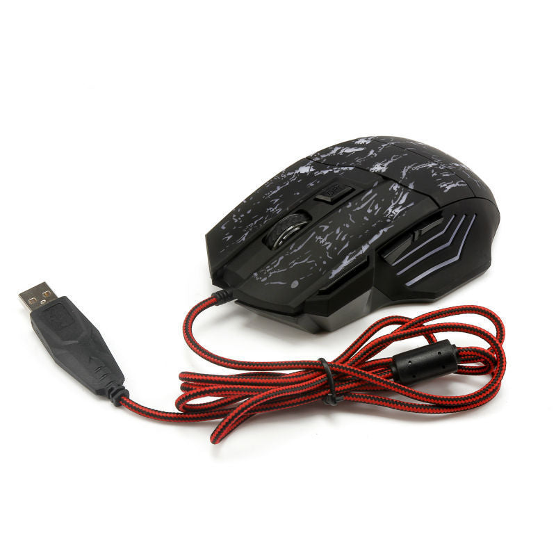 Mouse com fio USB para jogos de computador - O Retalho