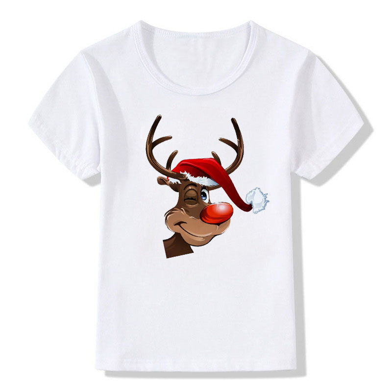 Camiseta infantil fofa de Natal - O Retalho