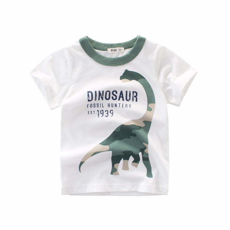 Novo Produto de Verão para Meninos T-Shirt de Manga Curta para Crianças - O Retalho